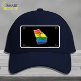 Georgia Rainbow Novelty License Plate Hat Cotton / Navy