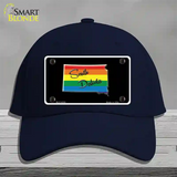 South Dakota Rainbow Novelty License Plate Hat Cotton / Navy