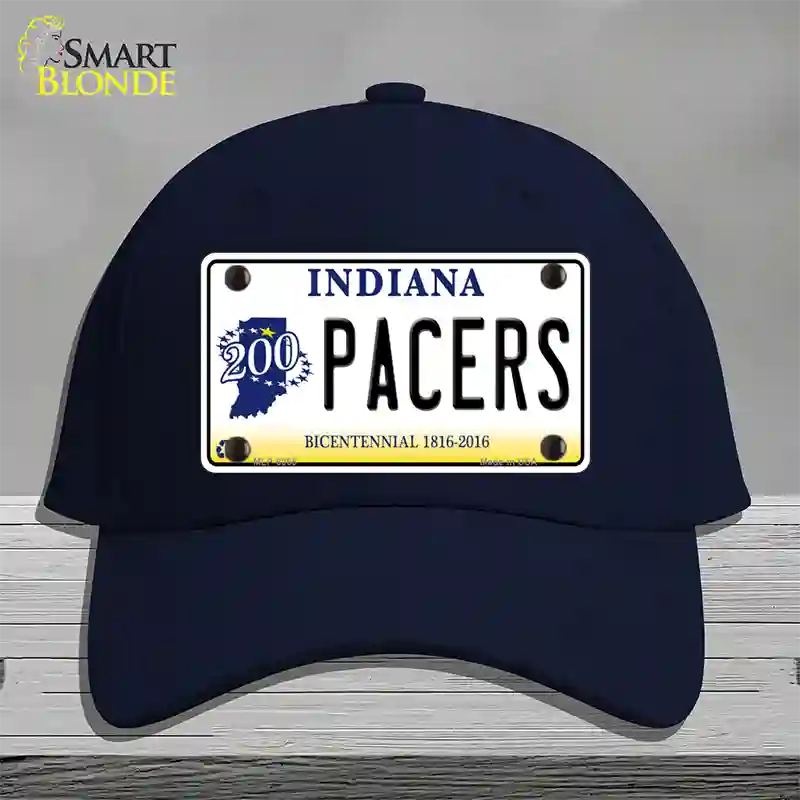 Pacers Indiana Novelty License Plate Hat Cotton / Navy