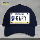 Gary Indiana Novelty License Plate Hat Cotton / Navy