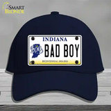 Bad Boy Indiana Novelty License Plate Hat Cotton / Navy