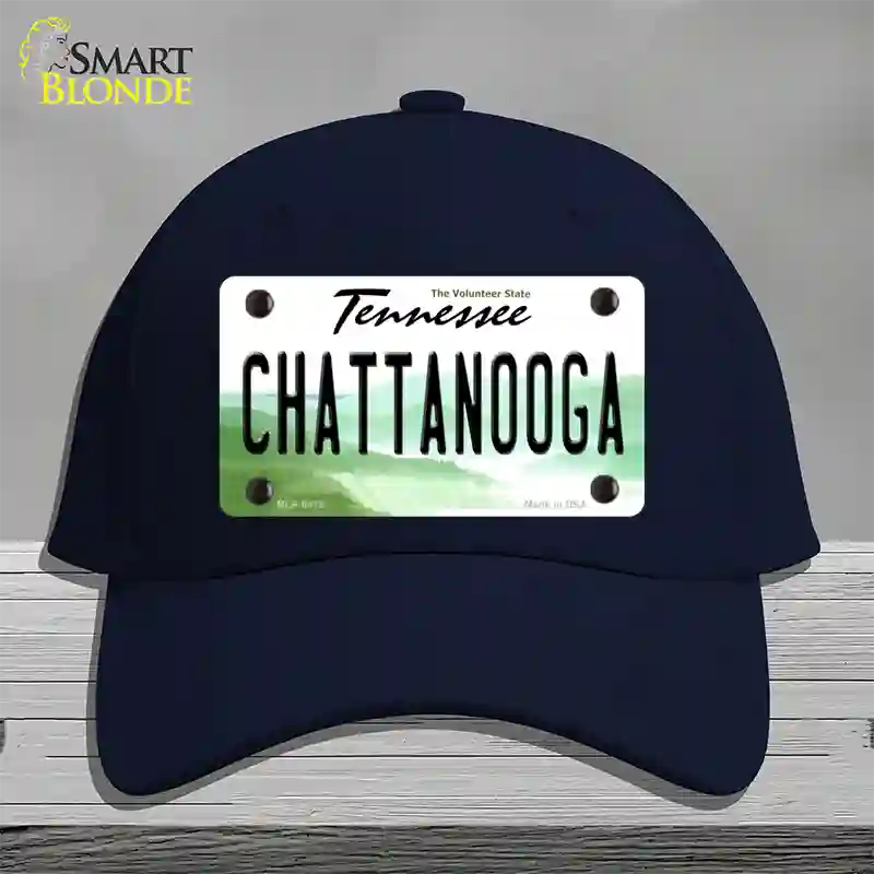 Chattanooga Tennessee Novelty License Plate Hat Cotton / Navy