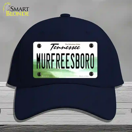 Murfreesboro Tennessee Novelty License Plate Hat Cotton / Navy