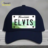 Elvis Tennessee Novelty License Plate Hat Cotton / Navy