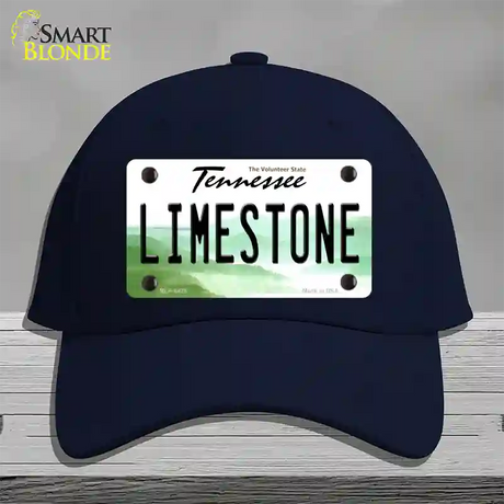 Limestone Tennessee Novelty License Plate Hat Cotton / Navy