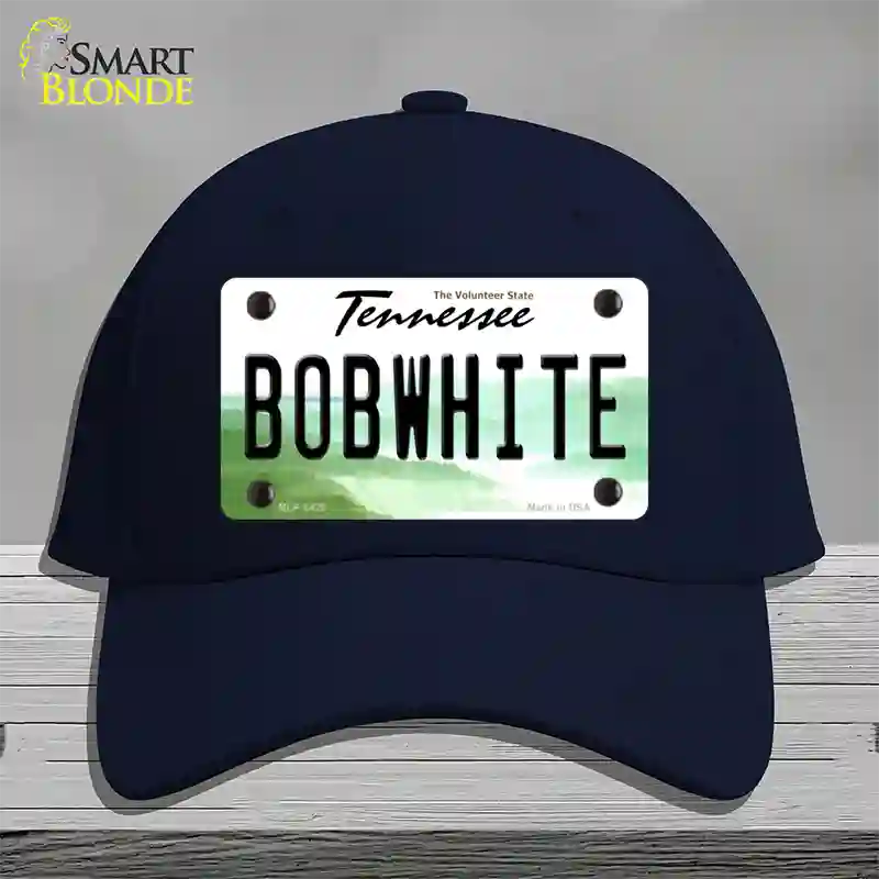 Bobwhite Tennessee Novelty License Plate Hat Cotton / Navy