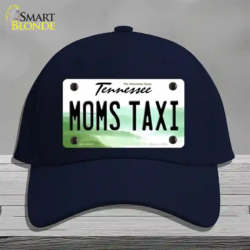 Moms Taxi Tennessee Novelty License Plate Hat Cotton / Navy