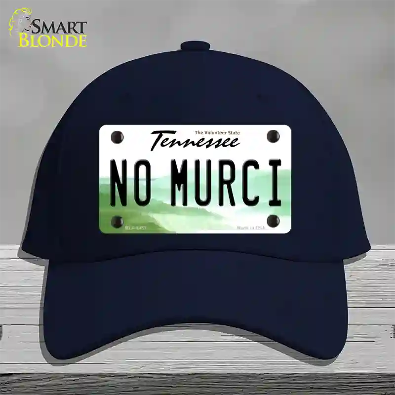 No Murci Tennessee Novelty License Plate Hat Cotton / Navy