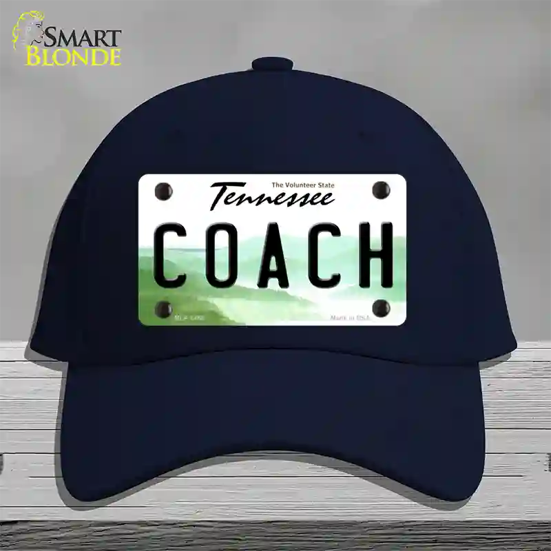 Coach Tennessee Novelty License Plate Hat Cotton / Navy