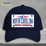 North Carolina Novelty License Plate Hat Cotton / Navy