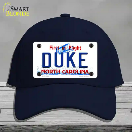 Duke North Carolina Novelty License Plate Hat Cotton / Navy