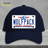 Wolfpack North Carolina Novelty License Plate Hat Cotton / Navy