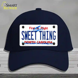 Sweet Thing North Carolina Novelty License Plate Hat Cotton / Navy