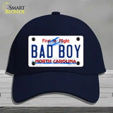 Bad Boy North Carolina Novelty License Plate Hat Cotton / Navy