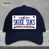 Skool Suks North Carolina Novelty License Plate Hat Cotton / Navy