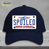 Spoiled North Carolina Novelty License Plate Hat Cotton / Navy