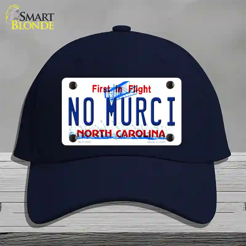 No Murci North Carolina Novelty License Plate Hat Cotton / Navy