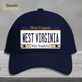 West Virginia Novelty License Plate Hat Cotton / Navy