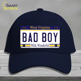 Bad Boy West Virginia Novelty License Plate Hat Cotton / Navy