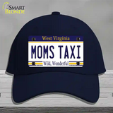 Moms Taxi West Virginia Novelty License Plate Hat Cotton / Navy