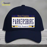 Parkersburg West Virginia Novelty License Plate Hat Cotton / Navy