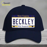 Beckley West Virginia Novelty License Plate Hat Cotton / Navy