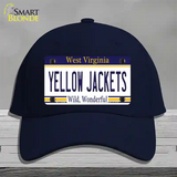 Yellow Jackets West Virginia Novelty License Plate Hat Cotton / Navy