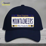 Mountaineers West Virginia Novelty License Plate Hat Cotton / Navy