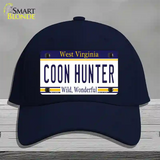 Coon Hunter West Virginia Novelty License Plate Hat Cotton / Navy