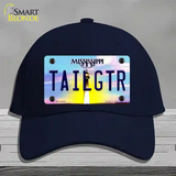 Tailgtr Mississippi Novelty License Plate Hat Cotton / Navy