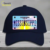 Mississippi Novelty License Plate Hat Cotton / Navy