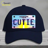 Cutie Mississippi Novelty License Plate Hat Cotton / Navy