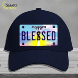 Blessed Mississippi Novelty License Plate Hat Cotton / Navy