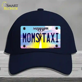 Moms Taxi Mississippi Novelty License Plate Hat Cotton / Navy