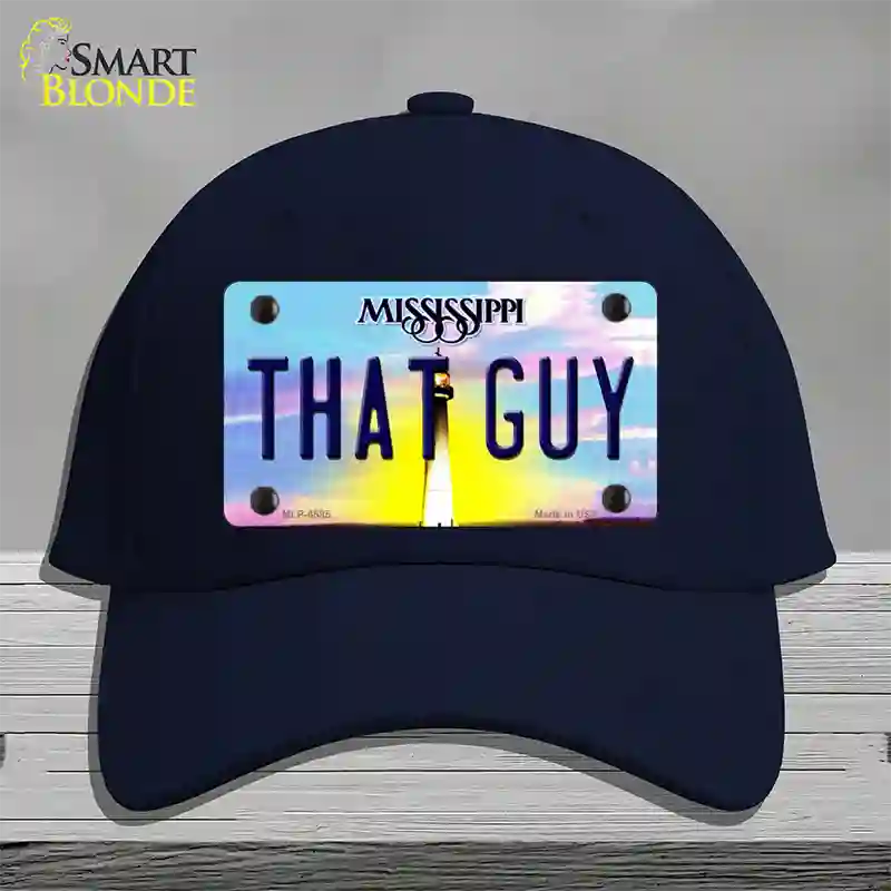 That Guy Mississippi Novelty License Plate Hat Cotton / Navy