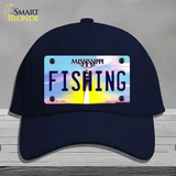 Fishing Mississippi Novelty License Plate Hat Cotton / Navy