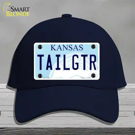 Tailgtr Kansas Novelty License Plate Hat Cotton / Navy