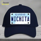 Wichita Kansas Novelty License Plate Hat Cotton / Navy