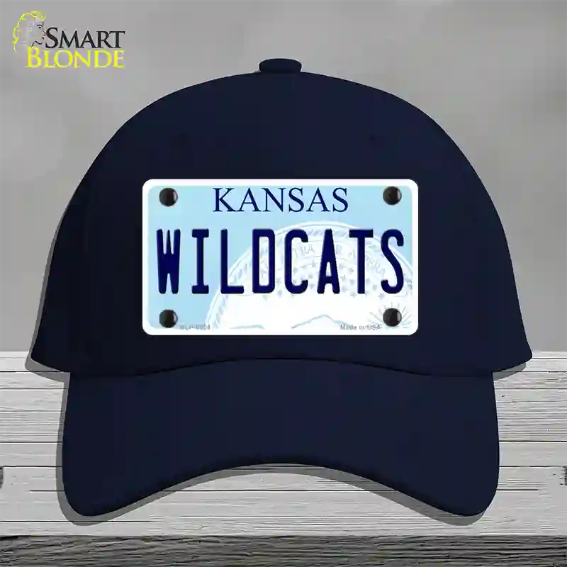 Wildcats Kansas Novelty License Plate Hat Cotton / Navy