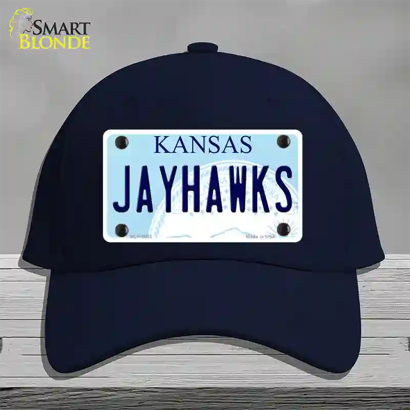 Jayhawks Kansas Novelty License Plate Hat Cotton / Navy