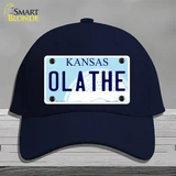 Olathe Kansas Novelty License Plate Hat Cotton / Navy