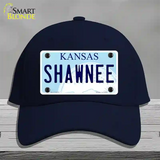 Shawnee Kansas Novelty License Plate Hat Cotton / Navy