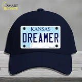 Dreamer Kansas Novelty License Plate Hat Cotton / Navy