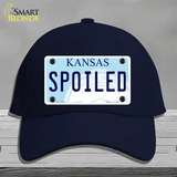 Spoiled Kansas Novelty License Plate Hat Cotton / Navy