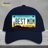 Best Mom Arizona Novelty License Plate Hat Cotton / Navy