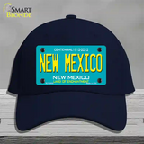 New Mexico Novelty License Plate Hat Cotton / Navy