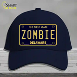 Zombie Delaware Novelty License Plate Hat Cotton / Navy