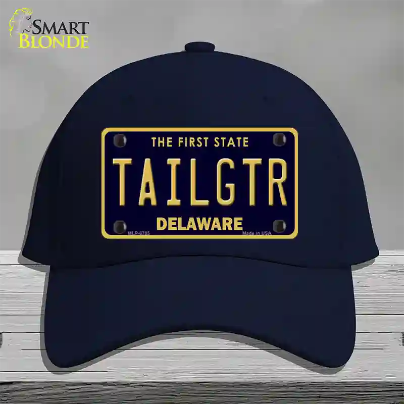 Tailgtr Delaware Novelty License Plate Hat Cotton / Navy