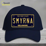 Smyrna Delaware Novelty License Plate Hat Cotton / Navy