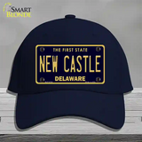 New Castle Delaware Novelty License Plate Hat Cotton / Navy